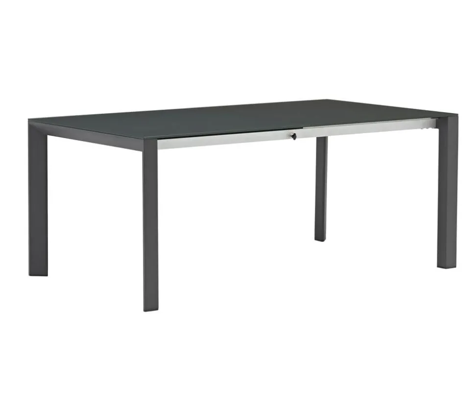 Acamp Gartenmöbel-Set Ausziehtisch Woody und Stapelsessel Rom, 7-teilig