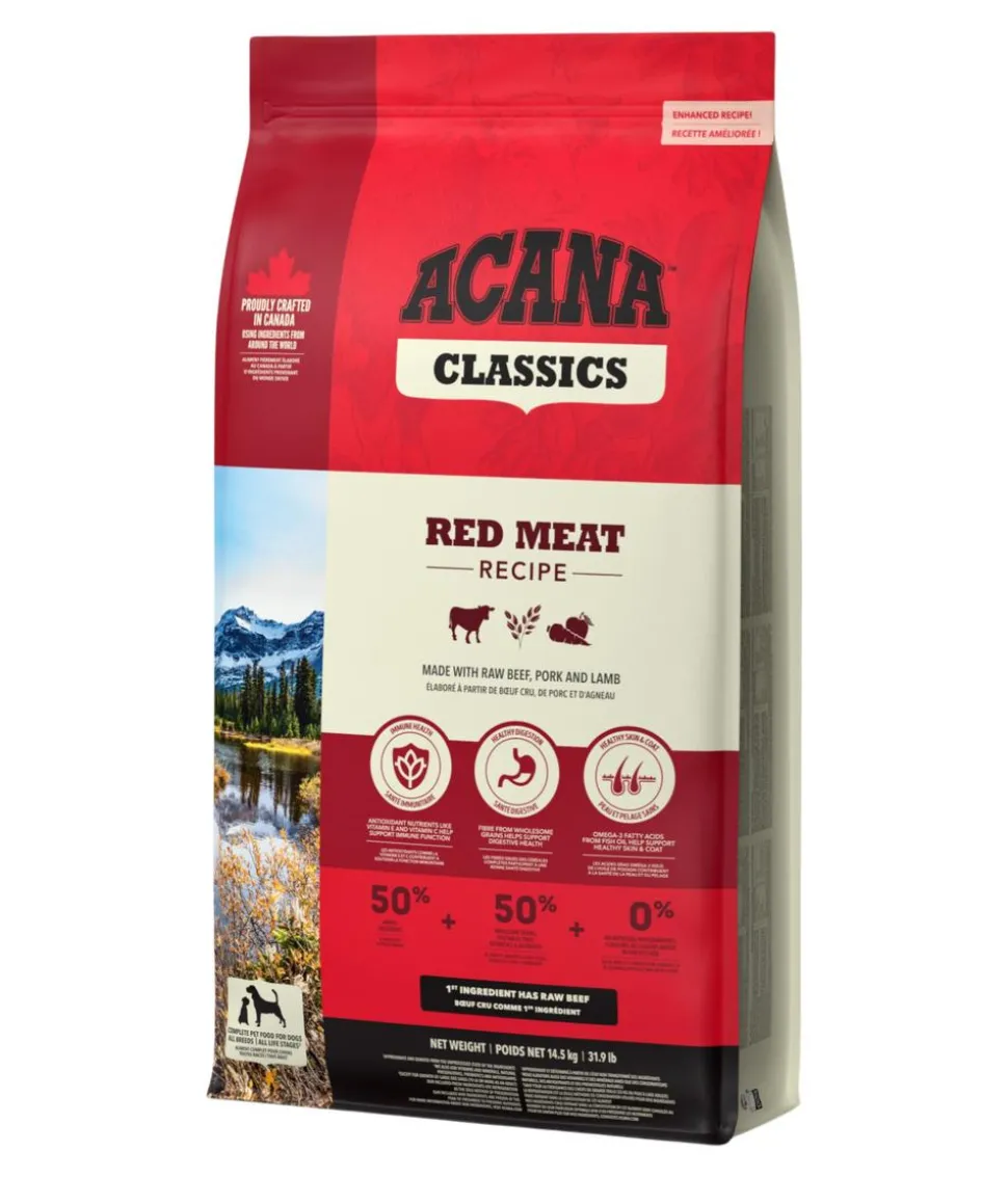 ACANA Trockenfutter für Hunde Classics Red Meat Recipe Adult