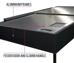 amtra Aquarium Kombination ALUX 450 LED, ca. B150/H148/T55 cm, 450 l
