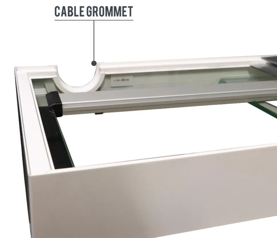 amtra Aquarium Kombination ALUX 330 LED, ca. B120/H148/T50 cm, 330 l