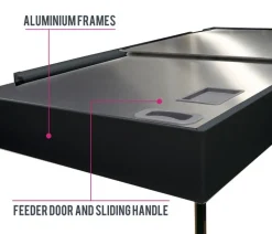 amtra Aquarium Kombination ALUX 330 LED, ca. B120/H148/T50 cm, 330 l