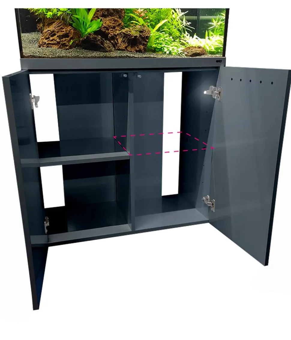 amtra Aquarium Unterschrank ALUX 330 LED, ca. B120/H83/T50 cm, 330 l