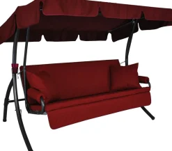 Angerer Hollywoodschaukel Trend Joy bordeaux, 3-Sitzer