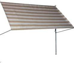 Angerer Klemmmarkise Premium, gestreift, ca. B350/H275/T170 cm