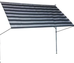 Angerer Klemmmarkise Premium, gestreift, ca. B400/H275/T170 cm