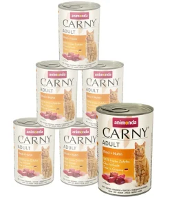 animonda CARNY® Nassfutter für Katzen Adult, 6 x 400 g