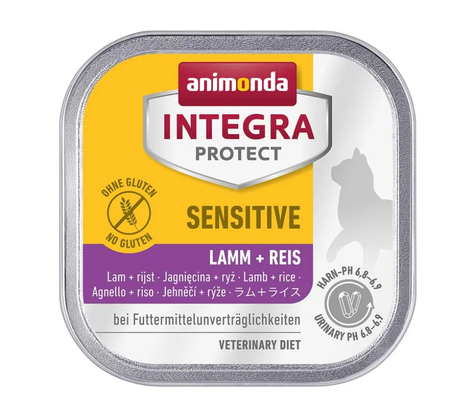 animonda INTEGRA PROTECT Nassfutter für Katzen Sensitive, Adult, 16 x 100 g