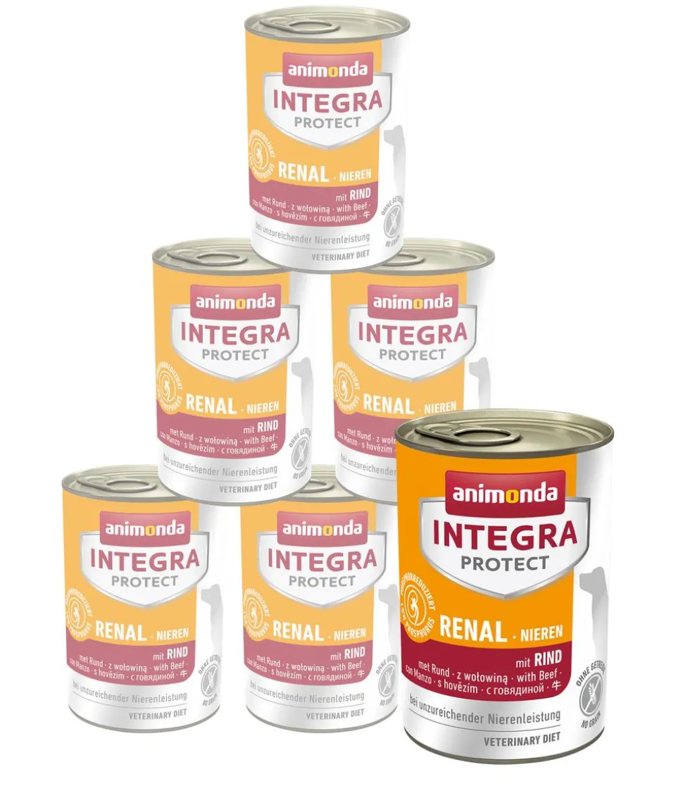 animonda INTEGRA PROTECT Nassfutter für Hunde Adult Nieren 6 x 400 g