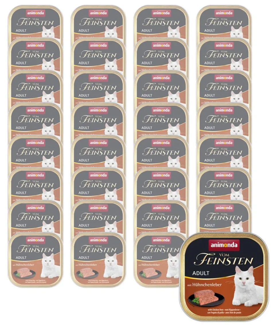animonda VOM FEINSTEN Nassfutter für Katzen Adult, 32 x 100 g