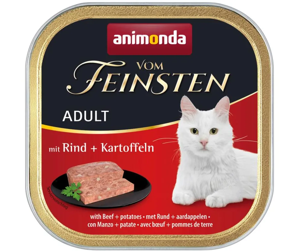 animonda VOM FEINSTEN Nassfutter für Katzen Adult, 32 x 100 g