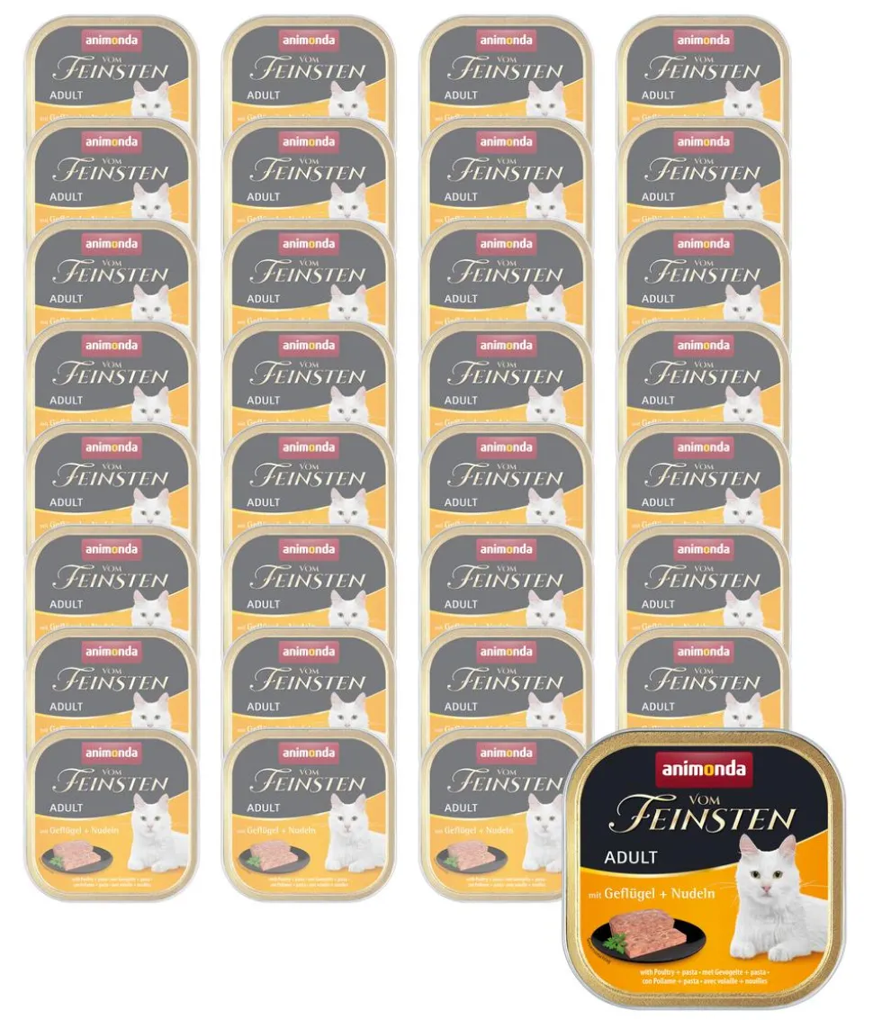 animonda VOM FEINSTEN Nassfutter für Katzen Adult, 32 x 100 g