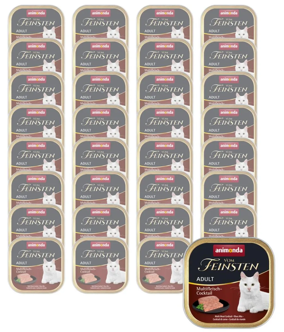 animonda VOM FEINSTEN Nassfutter für Katzen Adult, 32 x 100 g
