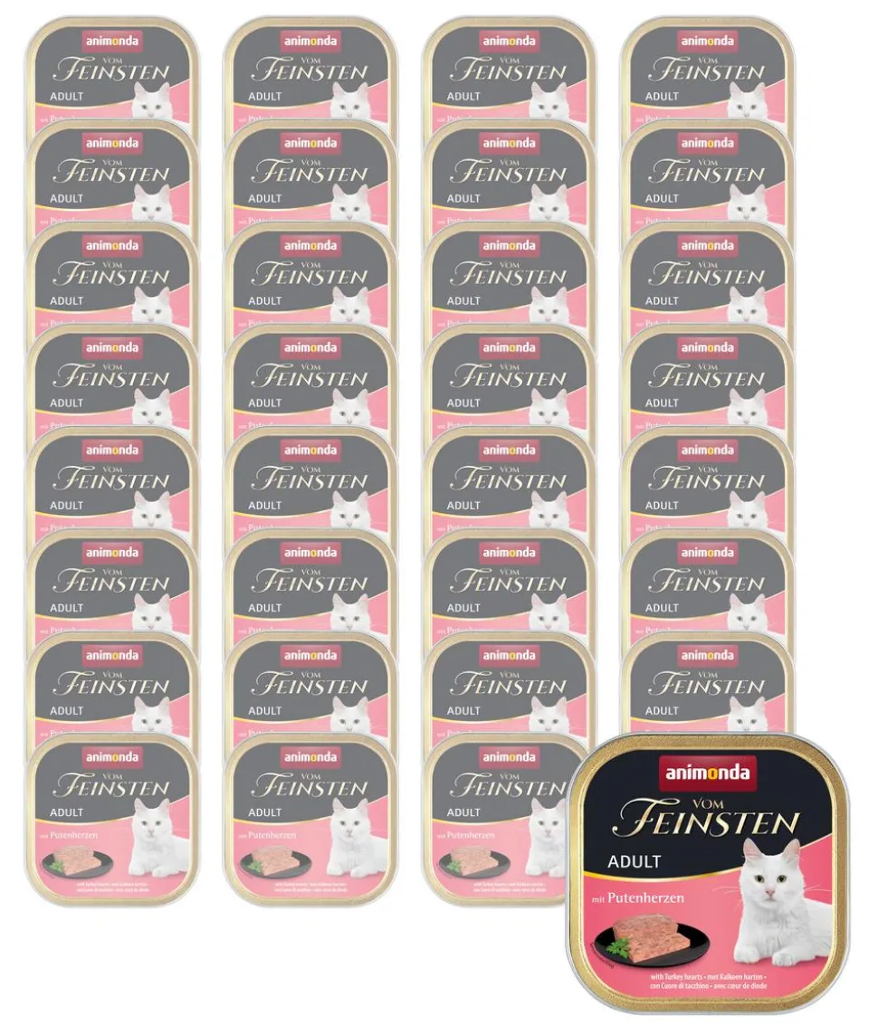 animonda VOM FEINSTEN Nassfutter für Katzen Adult, 32 x 100 g