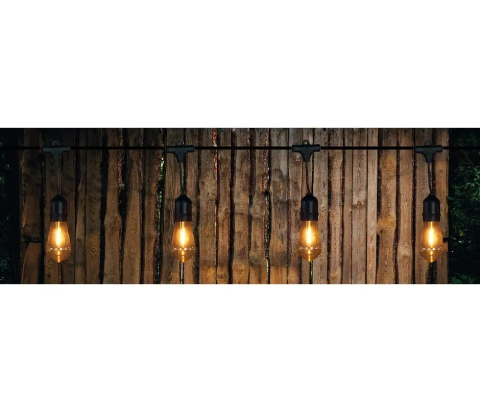 Anna's Collection LED-Lichterkette Retro, warmweiß, 10 LEDs
