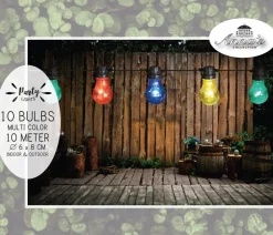 Annas Collection LED-Lichterkette Retro, 10 LEDs, bunt