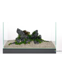 aquadeco Aquariumdeko Set Mini-Landschaft black