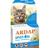ARDAP® Zecken- und Flohschutz Spot-On für Katzen bis 4 kg, 3 x 0,4 ml