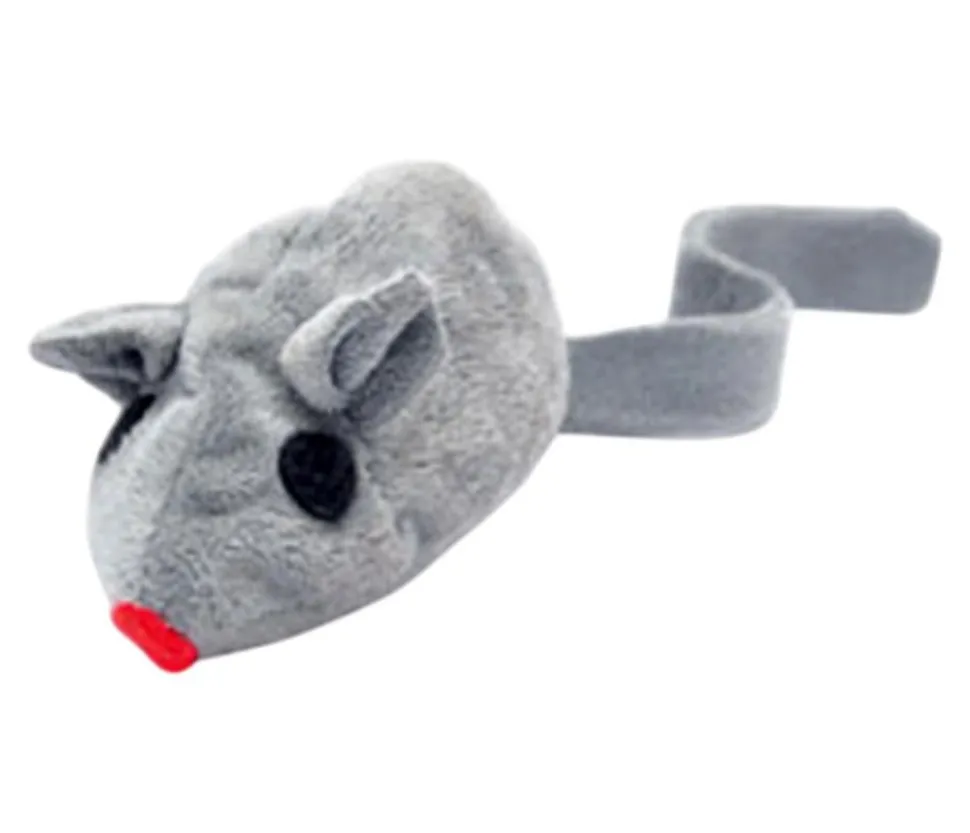 Aumüller Baldi-Maus, Katzenspielzeug, grau