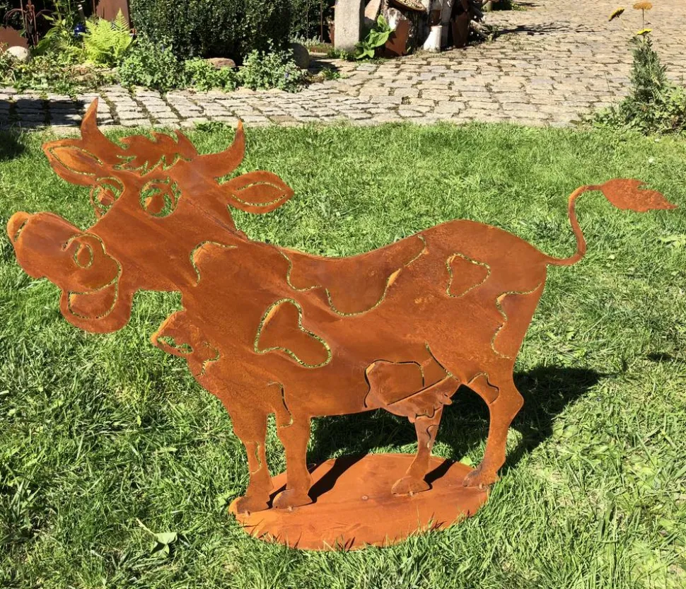 Badeko Metall-Kuh Elfriede, ca. H25 cm