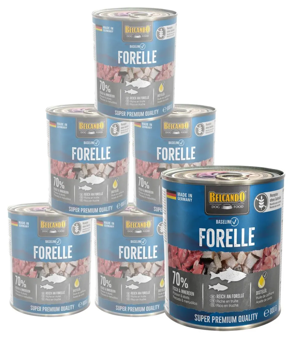 BELCANDO® Nassfutter für Hunde Single Protein Adult, 6 x 200 g