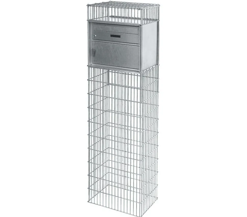 bellissa Briefkasten Gabione, 44 x 31 x 143 cm