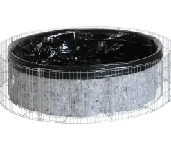 bellissa Hochteich Bausatz, 146 x 146 x 40 cm