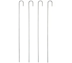 bellissa Metall-Bodenanker für Rankhilfen, 40 cm