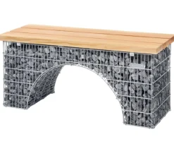 bellissa Sitzbank Bogengabione, 125 x 45 x 54 cm