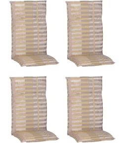 beo Hochlehnerauflage, beige/sand, 4er-Set