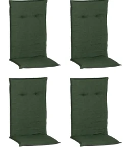 beo Hochlehnerauflage, dunkelgrün, 4er-Set