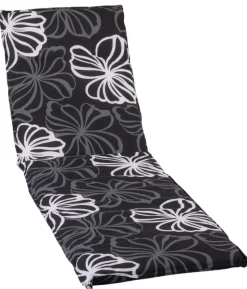 beo Liegenauflage, schwarz/weiß, ca. B60/H6/T193 cm