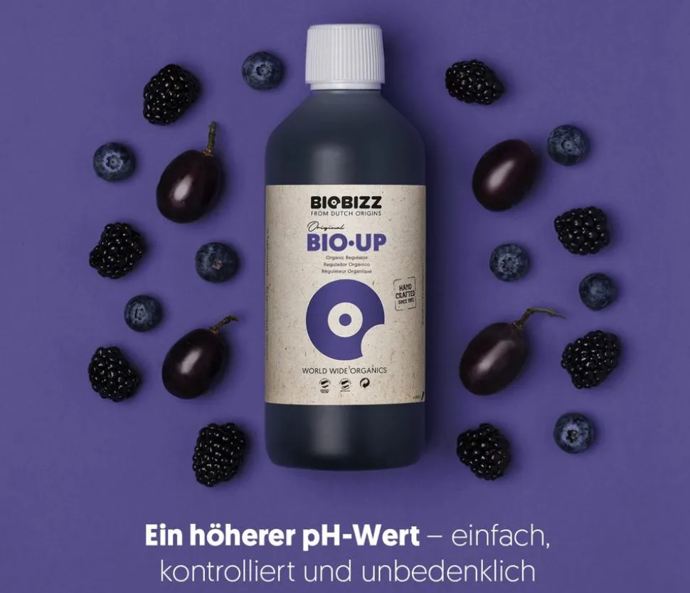 BioBizz® Bio-Up pH-Regulator pH+, flüssig, 250 ml