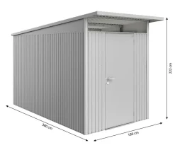 Biohort Gerätehaus AvantGarde® Gr. A4, ca. B180/H222/T380 cm
