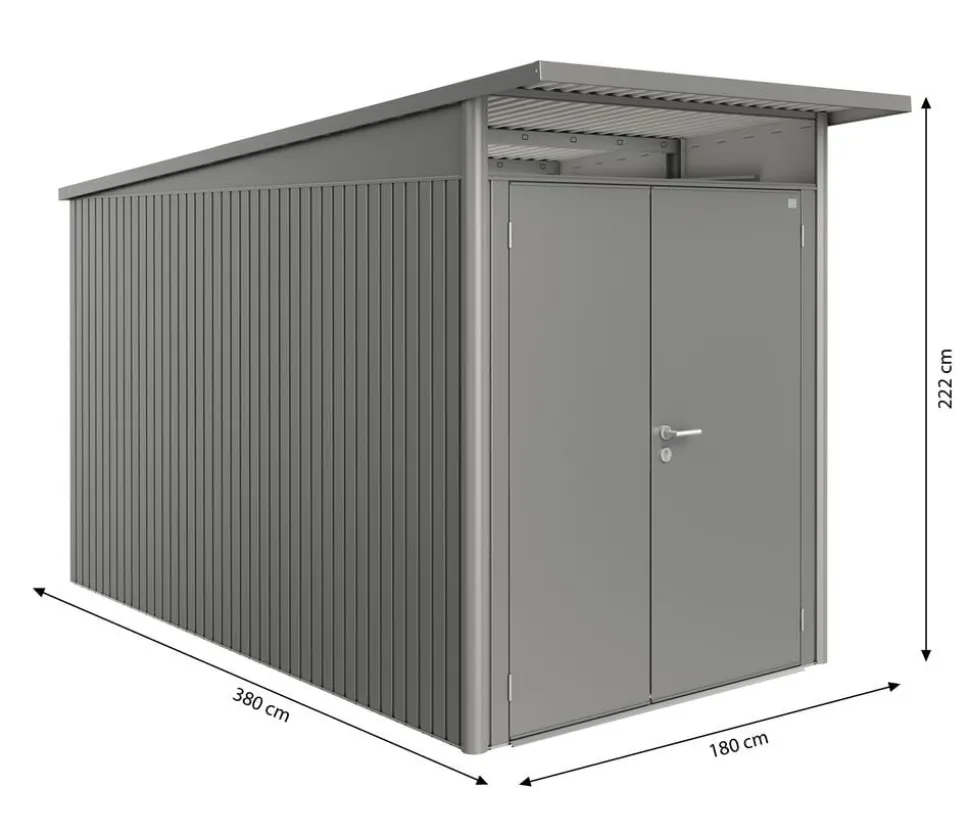 Biohort Gerätehaus AvantGarde® Gr. A4, ca. B180/H222/T380 cm