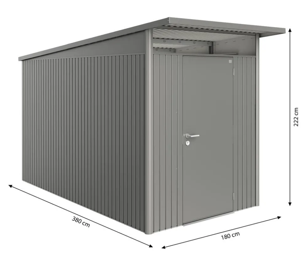 Biohort Gerätehaus AvantGarde® Gr. A4, ca. B180/H222/T380 cm