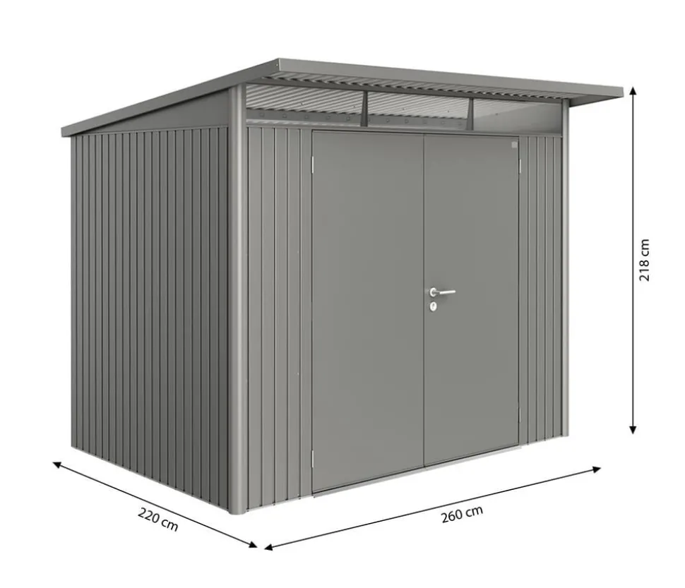 Biohort Gerätehaus AvantGarde® A5, ca. B260/H218/T220 cm