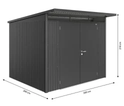 Biohort Gerätehaus AvantGarde® Gr. A6, ca. B260/H218/T260 cm