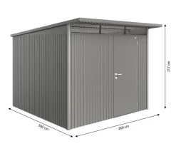 Biohort Gerätehaus AvantGarde® Gr. A6, ca. B260/H218/T260 cm