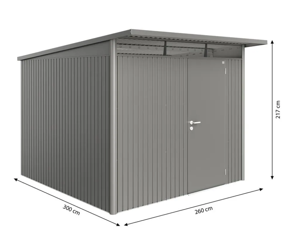 Biohort Gerätehaus AvantGarde® Gr. A6, ca. B260/H218/T260 cm