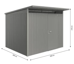 Biohort Gerätehaus AvantGarde® Gr. A6, ca. B260/H218/T260 cm