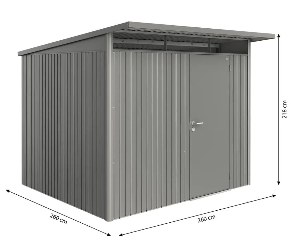 Biohort Gerätehaus AvantGarde® Gr. A6, ca. B260/H218/T260 cm