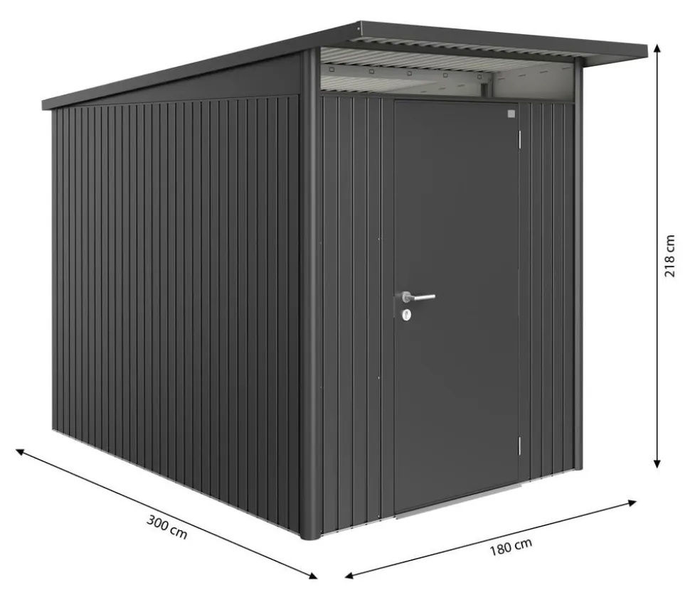 Biohort Gerätehaus AvantGarde® A7, ca. B260/H217/T300 cm