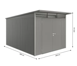 Biohort Gerätehaus AvantGarde® A8, ca. B260/H222/T380 cm