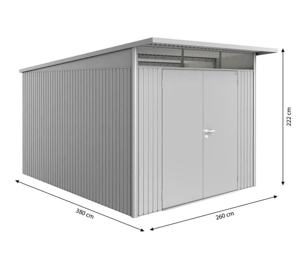 Biohort Gerätehaus AvantGarde® A8, ca. B260/H222/T380 cm