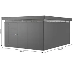 Biohort Gerätehaus CasaNova® 4 x 5, ca. B428/H250/T528 cm