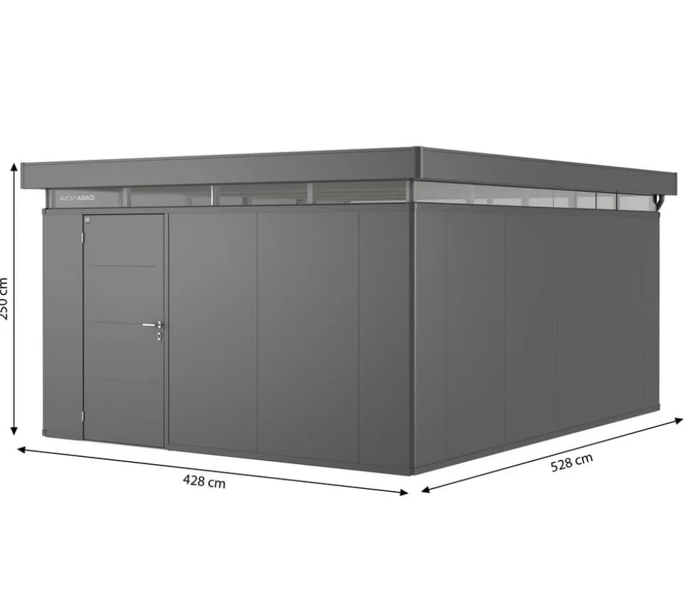 Biohort Gerätehaus CasaNova® 4 x 5, ca. B428/H250/T528 cm