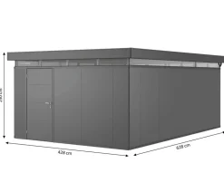 Biohort Gerätehaus CasaNova® 4 x 6, ca. B428/H250/T628 cm