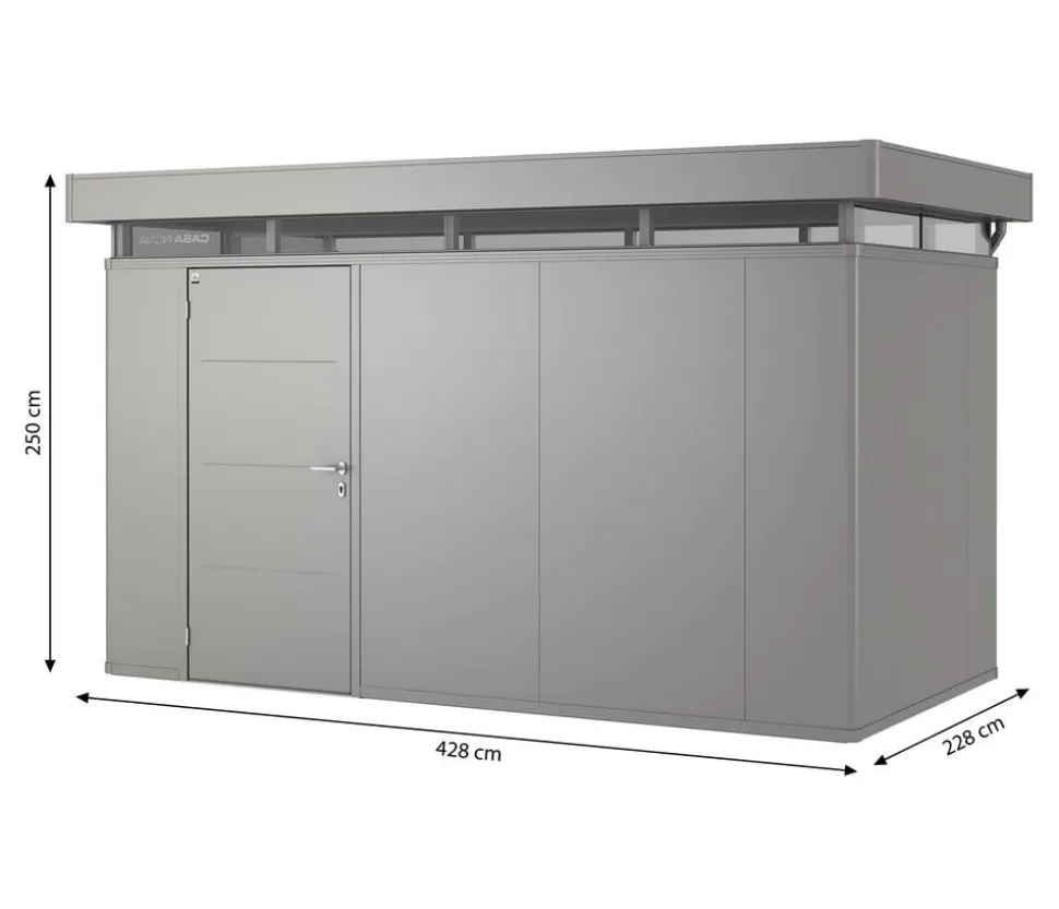 Biohort Gerätehaus CasaNova® 4 x 2, ca. B428/H250/T228 cm