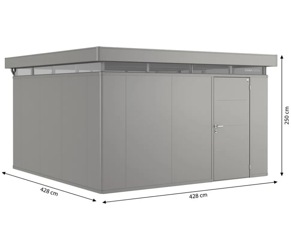Biohort Gerätehaus CasaNova® 4 x 4, ca. B428/H250/T428 cm