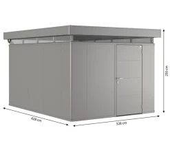 Biohort Gerätehaus CasaNova® 3 x 4, ca. B328/H250/T428 cm